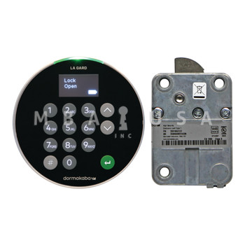 LA GARD 704 Keypad w/ Display, Swing Bolt Lock, Satin Chrome, 18" Cable Length