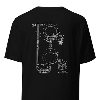 Handcuff Shackle Patent T-Shirt (Circa 1931)