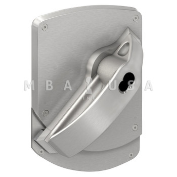 Schlage Institutional Lock, High Security Ligature Resistant Trim, SFIC Prep Less Core, Left Hand (ND82BD HSLR 630 LH)