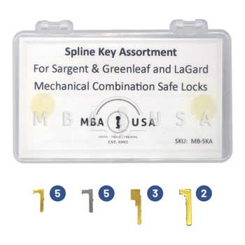 Spline Key Assortment