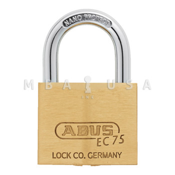 ABUS 75/40 Brass Padlock, Corrosion Resistant, Keyed Different