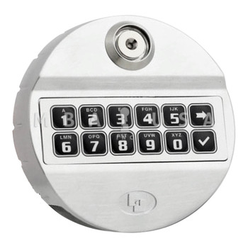 Pulse Keypad, With Dallas Key Reader, Chrome, Rubber Number Pad, Pico