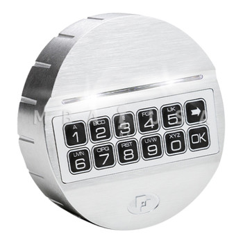 Pulse Keypad, Rubber Membrane, Chrome, Molex