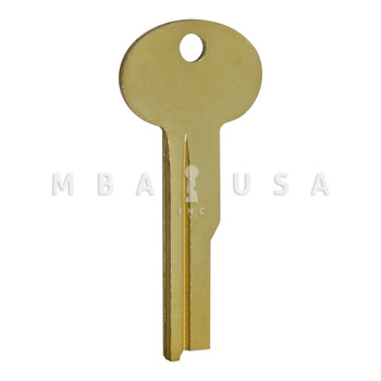 Grooved Safe Deposit Key Blank for Lefebure