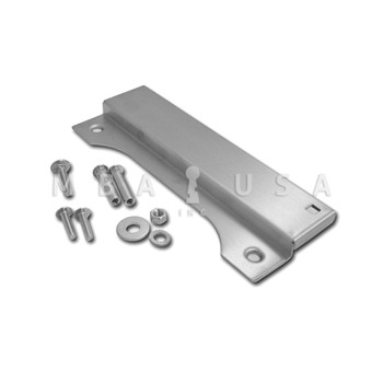 HES Strike Latch Guard, Satin Stainless Steel Finish (150)