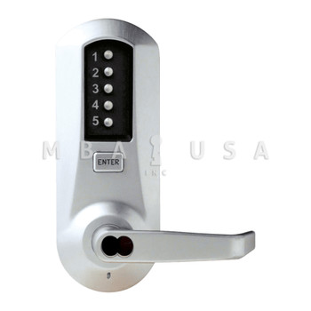 Simplex 5000 Series Mortise Combination Lever Lock, Deadbolt and Lockout, 6/7-Pin SFIC Prep, Less Core (5067BWL-26D-41)