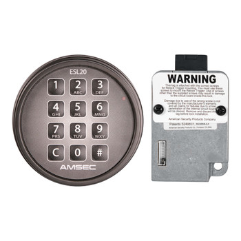 Dead Bolt Lock & Black Keypad Pkg