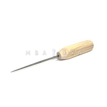 WOOD HANDLE ICE PICK