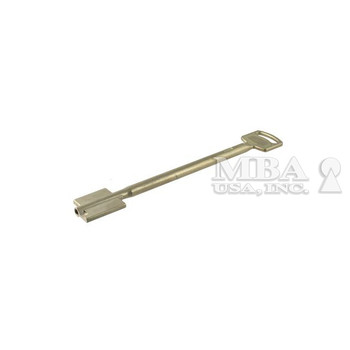 CAWI NICKEL SILVER DOUBLE BITTED KEY BLANK FOR 9, 11, 14 LEVER LOCKS 150MM