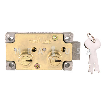  Double Little Nose, Double Fixed, 1/2", SY3 G-Key, Left Hand, Brass