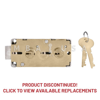 S&G 4544 Safe Deposit Lock, Double Changeable, 3/8" Nose