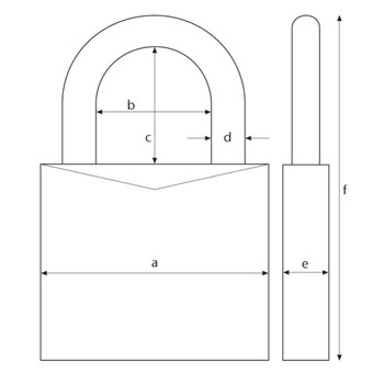 41/50 INDUSTRIAL PADLOCK KD