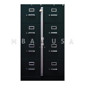 FILE BAR - 4 DRAWER CHROME