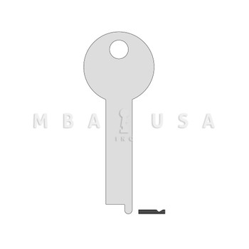 Key Blank, Guard, for Mosler 3175 & 5700