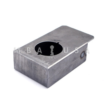 WELDABLE GATE BOX WITH 2-3/4" BACKSET