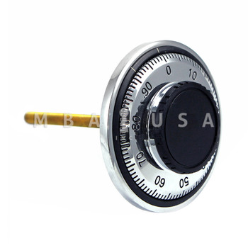 Dial & Ring, Front Reading, Low Profile, Satin Chrome