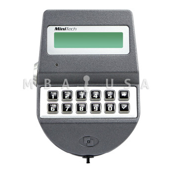 MiniTech Swing Bolt Lock & Keypad, With Dallas Key Reader, Gray