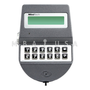 MiniTech Direct Drive Spring Bolt Lock & Rotating Keypad With Dallas Key Reader, Gray