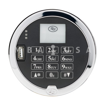 E-Vault Lock & Keypad, Center Extension Bolt, Digital Time Lock, LCD Screen, Audit Trail, Duress, Bolt Position Switch, MRC