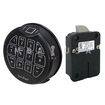 ScanLogic Basic Swing Bolt Lock Package w/ Matte Black Keypad