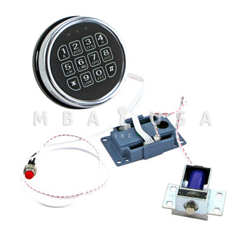 OMEGA Solenoid Lock w/ Chrome Keypad