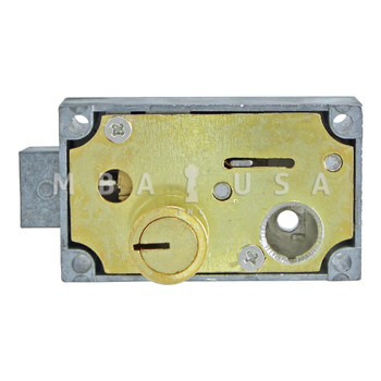 Single Nose Fixed Lever SD Lock, Right Hand, Brass