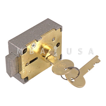 S&G Single Nose Cabinet Lock, 1/4" Nose