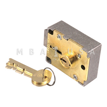 S&G Single Nose Cabinet Lock, 3/8" Nose