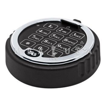 S&G Keypad, Rotating, Lighted, Bright Chrome