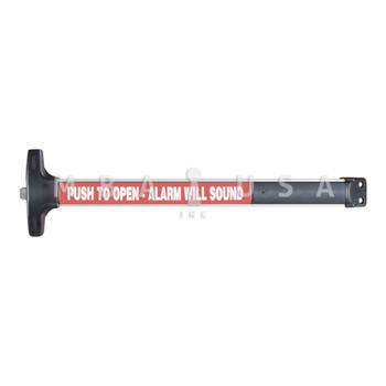 Detex Wide Stile Rim Exit Device, Fire Rated, Alarmed, Value Series (FV40 EB LD 628 99 36)