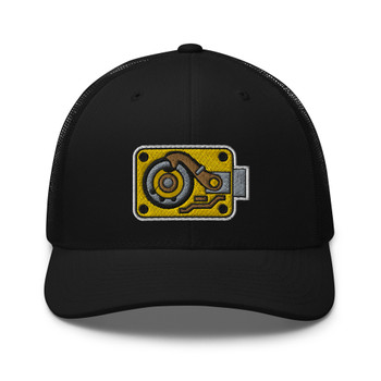 Mechanical Safe Lock (Brass) Trucker Hat