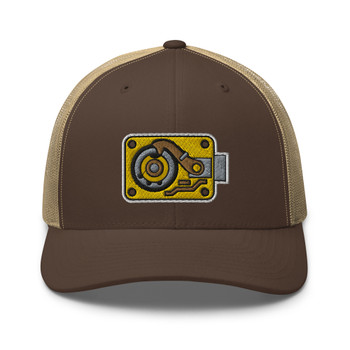 Mechanical Safe Lock (Brass) Trucker Hat