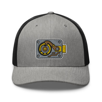 Mechanical Safe Lock (Gray) Trucker Hat