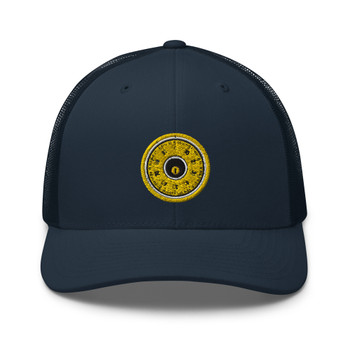 Combination Safe Dial (Brass) Trucker Hat