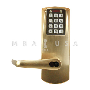 E-Plex 2000 Mortise Lock, 100 Access Codes, 1,000 Audit Events, No Deadbolt, 6/7-Pin SFIC Prep, Less Core (E2066BLL-606-41)