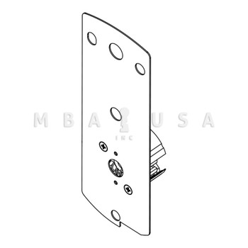 Back Plate With Cylindrical Drive Unit For E203x (C76/001-000)