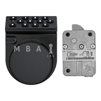 Auditcon Lock Package, Vertical Keypad, Swing Bolt Lock, Battery Assist