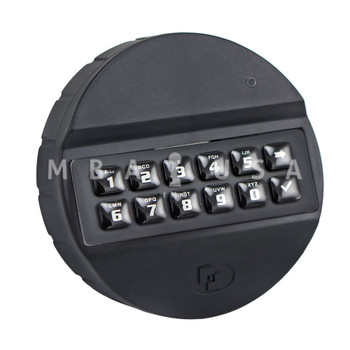 Pulse Keypad, Rubber Membrane, Black