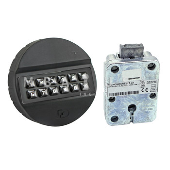 Pulse, Field Programmable 2-10 User, Dead Bolt Lock, Black Keypad