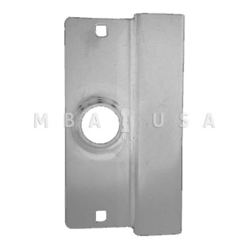 Don-Jo Latch Protector for Outswinging Doors with Electronic Cylindrical Locks (NELP-207-SL)