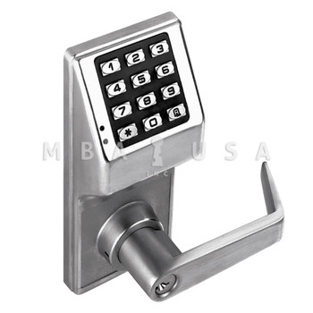 Alarm Lock Grade 1 Pushbutton Cylindrical Lock (DL2700WP US26D)