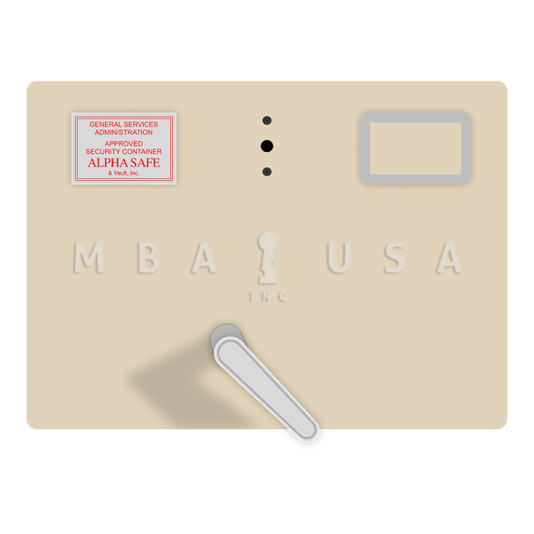 ALPHA Red Label Class 6 Legal Size Drawer Head, Parchment