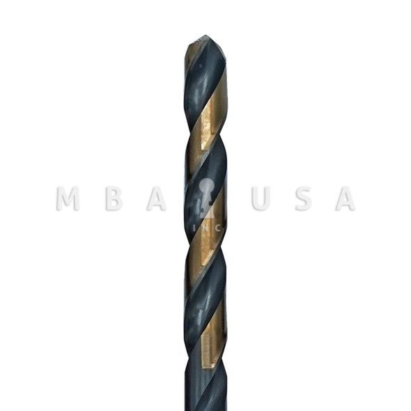 Gold Rush Coated HSS Jobber Length Drill Bit (3/32")