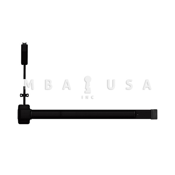 Von Duprin Grade 1 Surface Vertical Rod Exit Bar, 36" Device, Fits 84" Door, Exit Only, Less Bottom Rod, Hex Key Dogging, Dark Bronze Painted, Field Reversible (2227EO 3 695 LBR)