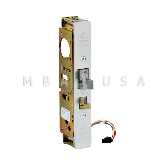 Adams Rite Steel Hawk Electrified Deadlatch, 1-1/8" Backset, Surface Strike, Aluminum (4300-30-101-628)
