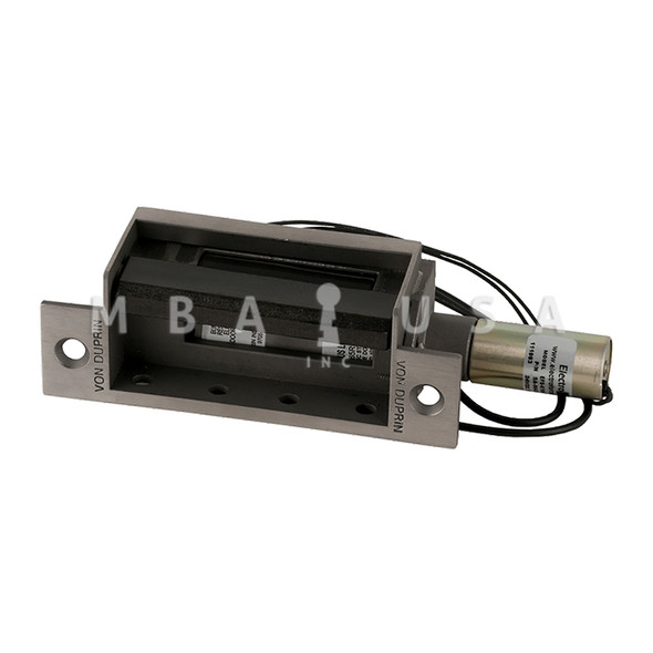 Von Duprin Grade 1 Electric Strike, Fail Secure (Electrically Unlocked) 24 VDC, 4-7/8" x 1-1/4" Faceplate, Fire Rated, For use w/ Mortise Locks on Single Doors, Hollow Metal or Aluminum Frame, Satin Stainless Steel (6210 24V 32D)