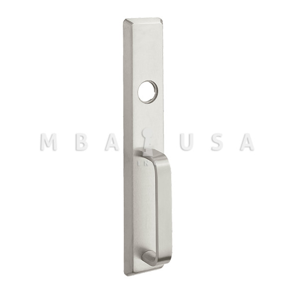 ACCENTRA Pull x Escutcheon x Cylinder (Less Cylinder), 1500, 2100, 6100, 7100 Series, Satin Stainless Steel (632F 630)
