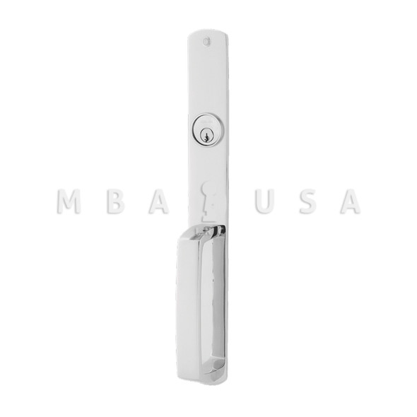 Von Duprin Grade 1 Pull Trim, Nightlatch Function, Rim/Vertical Rod Prep, Satin Chrome, Non-Handed (696NL-R/V 26D)