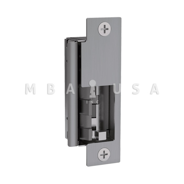 HES Fail Safe/Fail Secure, Body Only, 12/24VDC Electric Strike, Latchbolt Strike Monitor, Satin Stainless Steel (8500-630-LBSM)