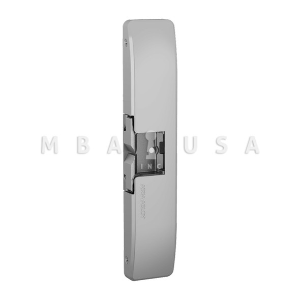 HES Grade 1 Electric Strike, Fail Safe/Fail Secure, 12/24 VDC, Surface Mounted, 3/4" Thickness, Latchbolt Strike Monitor, Satin Stainless Steel (9600-630-LBSM)